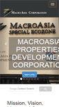 Mobile Screenshot of macroasiacorp.com